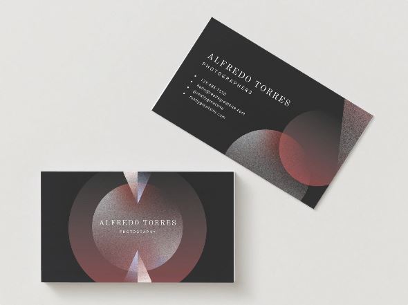 Vintage Photographer Business Card Template – Editable in Canva (Digital Download)