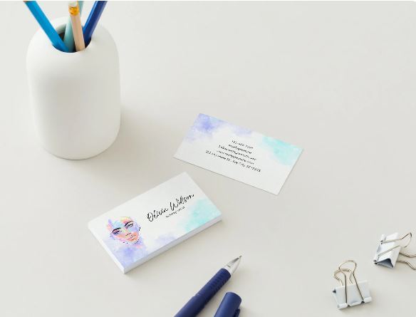 Bold Makeup Artist Business Card Template β Canva Editable (Digital Download)