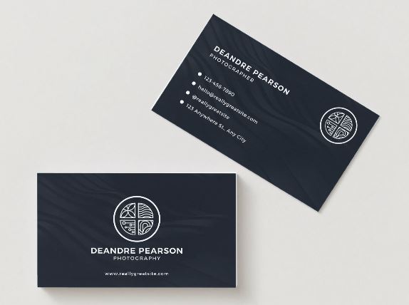 Boho Lifestyle Photographer Business Card – Canva Template (Digital Download)