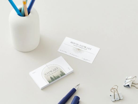 Boho Lifestyle Photographer Business Card – Canva Template (Digital Download)