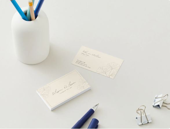 Boho Makeup Artist Business Card Template – Canva Design (Digital Download)