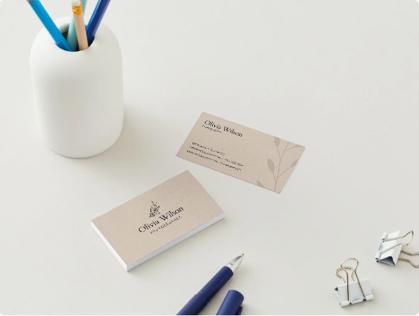 Modern Photographer Business Card Template β Editable in Canva (Digital Download)