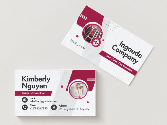 π Growth Consultant Business Card Template β Bold Canva Design (Digital Download)