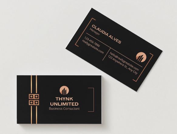π Growth Consultant Business Card Template β Bold Canva Design (Digital Download)