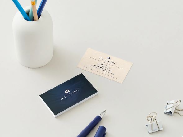 Luxury Gold Event Planner Business Card β Canva Template (Digital Download)