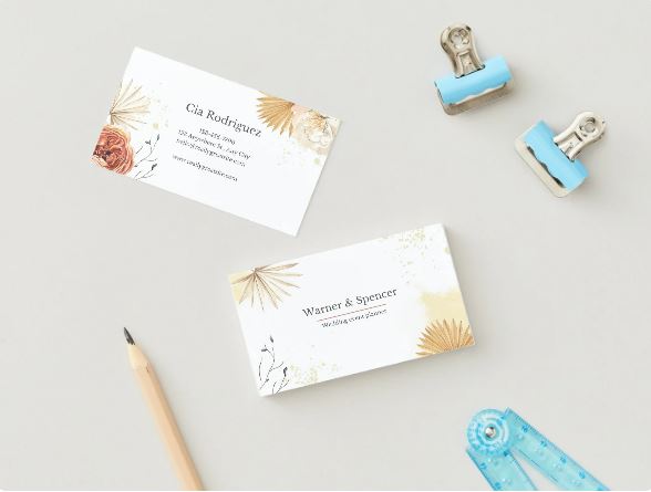 Luxury Gold Event Planner Business Card β Canva Template (Digital Download)