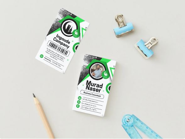 Entrepreneur & Consultant Business Card Template β Bold Canva Design