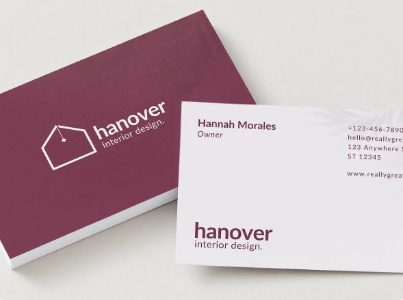 Stylish Interior Designer Business Card Template β Canva Editable