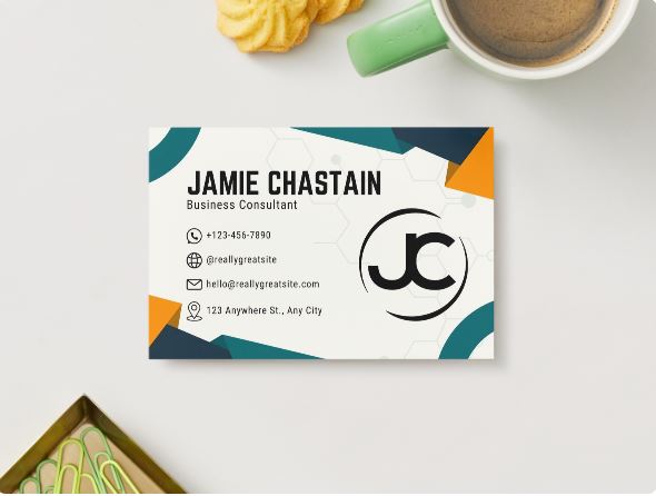 Entrepreneur & Consultant Business Card Template β Bold Canva Design