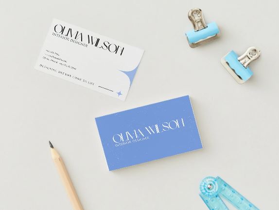 Stylish Interior Designer Business Card Template β Canva Editable