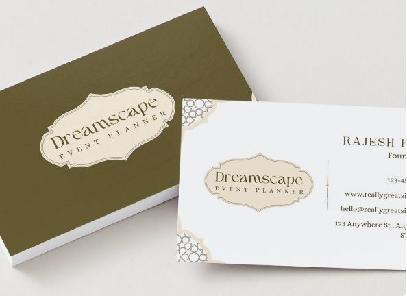 Elegant Event Planner Business Card Template β Editable in Canva (Digital Download)
