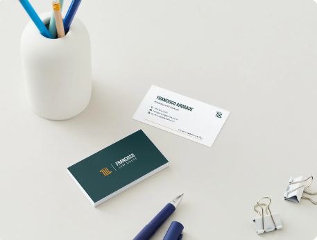 Elegant Lawyer Business Card – Professional Legal Attorney Design