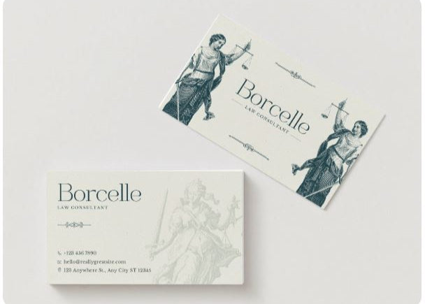 Premium Lawyer Business Cards – Customizable Professional Legal Design