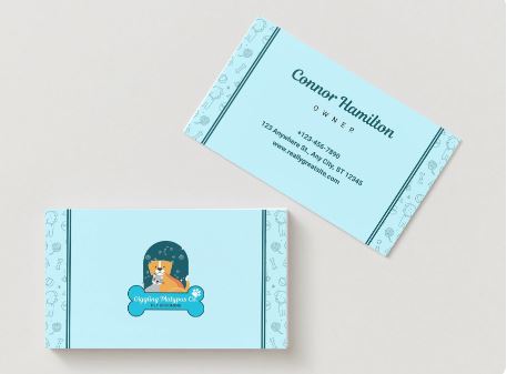 Personalized Pet Trainer Business Card – Custom Dog Trainer & Animal Behaviorist Design