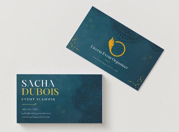 Event Planner Business Card Template โ Editable in Canva (Digital Download)