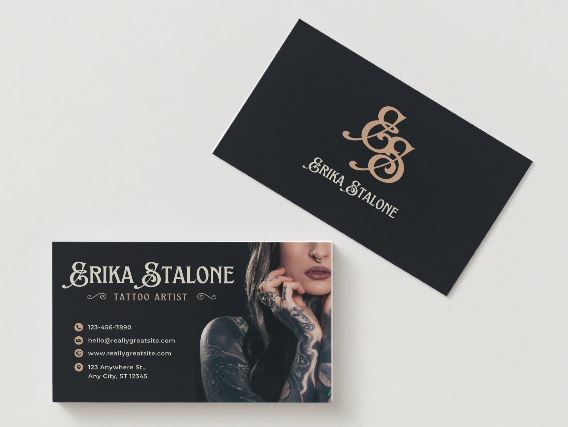 5 Tattoo Artist Business Card Templates Bundle β Canva Editable
