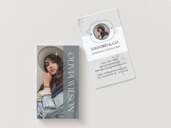 Business Consultant Business Card Template β Executive & Editable Canva Design