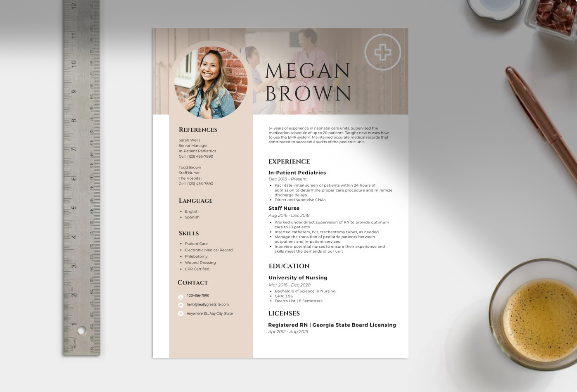 Physician Resume Template β Elegant & ATS-Friendly (Digital Download)