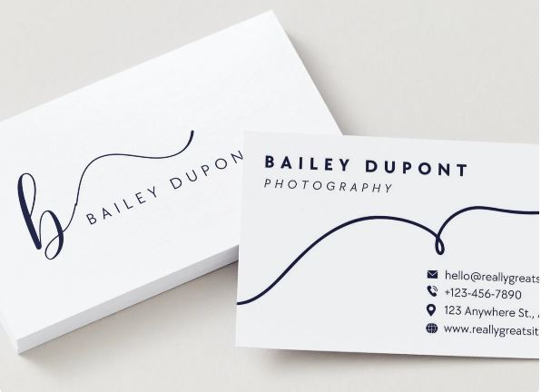 Vintage Photographer Business Card Template – Editable in Canva (Digital Download)