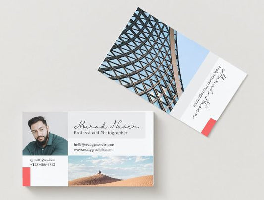 Professional Photography Business Card – Canva Template (Digital Download)