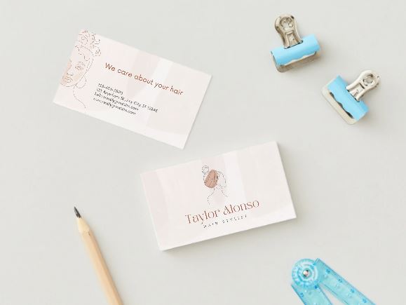 5 Luxury Hair Stylist Business Card Templates Bundle – Editable in Canva