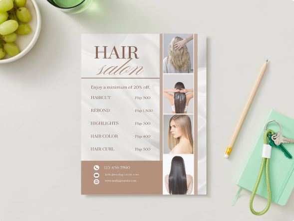 5 Luxury Hair Stylist Business Card Templates Bundle – Editable in Canva