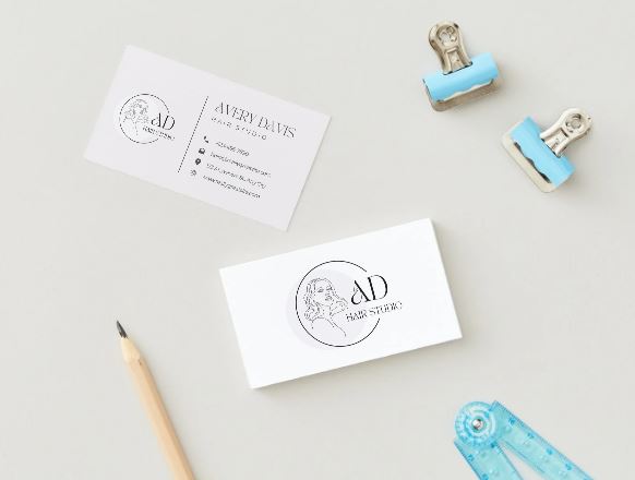 5 Luxury Hair Stylist Business Card Templates Bundle – Editable in Canva