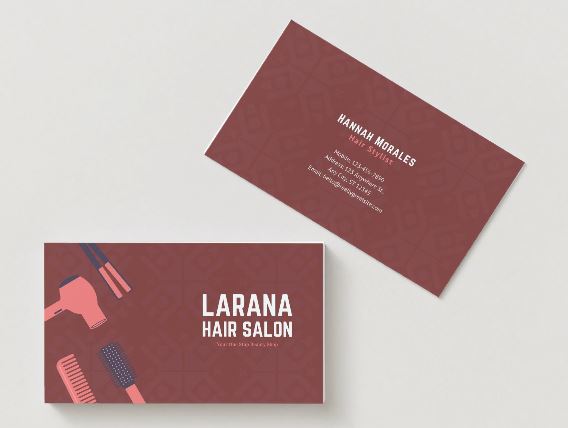 5 Creative Hair Artist Business Cards Bundle – Canva Template (Digital Download)