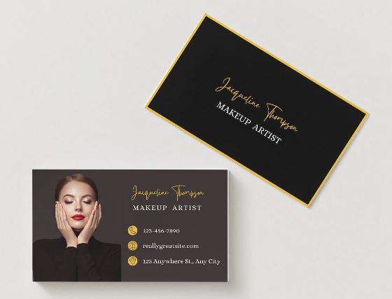 5 Makeup Artist Business Card Templates Bundle – Editable in Canva (Digital Download)