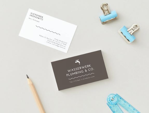5 Plumber Business Card Templates Bundle – Clean &amp; Professional Canva Design (Digital Download)