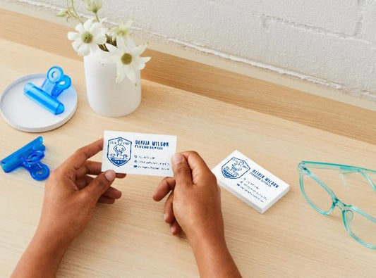 Bold Plumbing Contractor Business Card – Editable Canva Template (Digital Download)