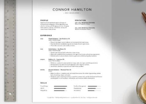 Doctor Resume + Cover Letter Bundle | 4 Editable Templates for Physicians, Residents, IMGs | Professional Canva Designs