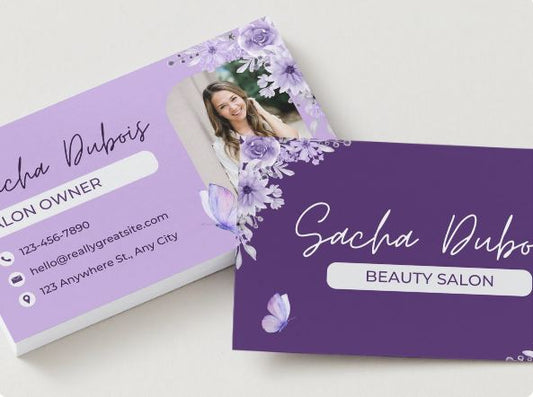 Business Owner Business Card Template – Elegant Canva Design (Digital Download)