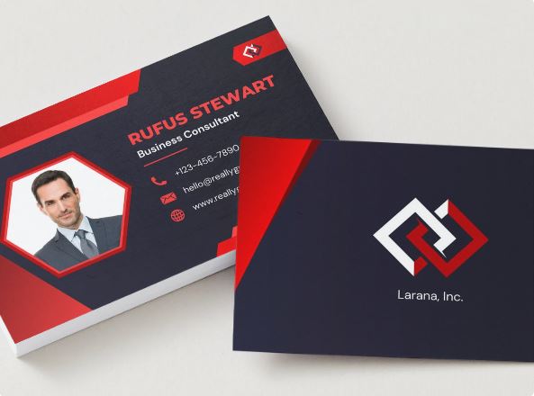 📊 Strategy Consultant Business Card Template – Minimalist Canva Design (Digital Download)