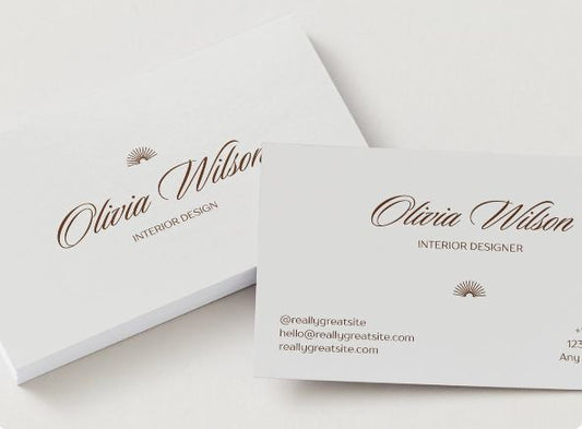 Modern Interior Designer Business Card Template – Canva Editable Download
