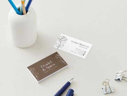 Holistic Therapist Business Card – Floral Canva Design