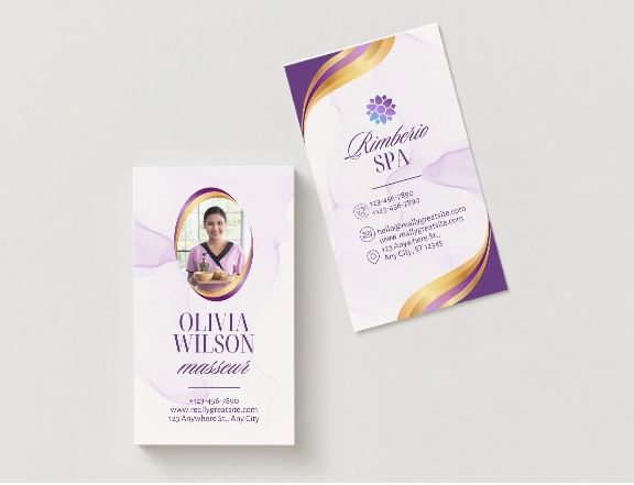 Psychology Business Card Template – Clean & Clinical Style