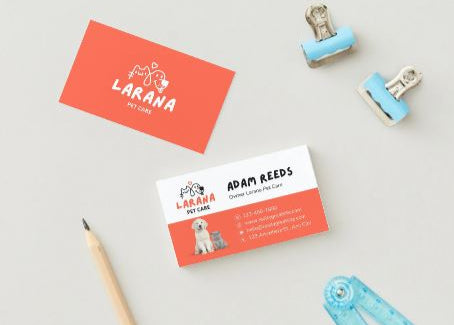 Personalized Pet Trainer Business Card – Custom Dog Trainer & Animal Behaviorist Design
