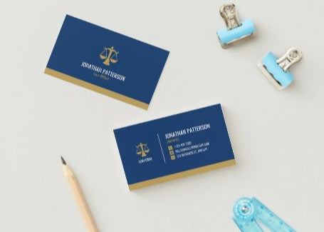 Professional Lawyer Business Cards - Custom Legal Services Branding