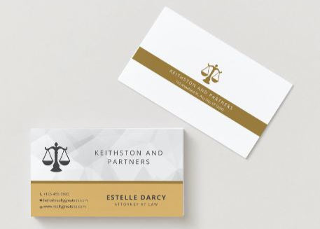 Custom Lawyer Business Cards - Professional & Elegant Legal Branding