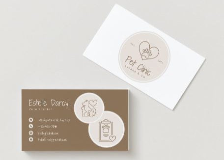 5 Professional Business Card Templates for Pet Trainers & Dog Behaviorists