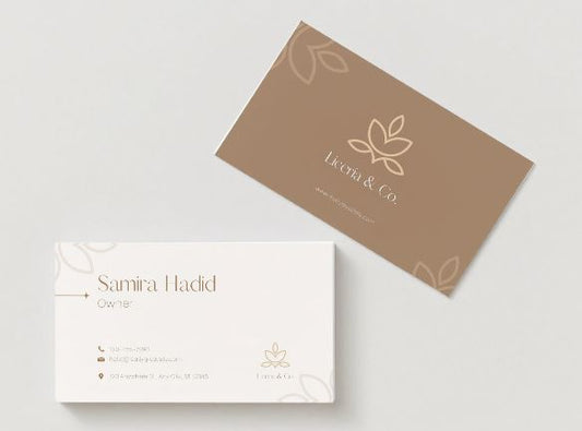 Business Owner Business Card Template – Modern & Editable Canva Design (Digital Download)