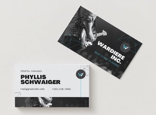 Elegant Event Planner Business Card Template – Editable in Canva (Digital Download)