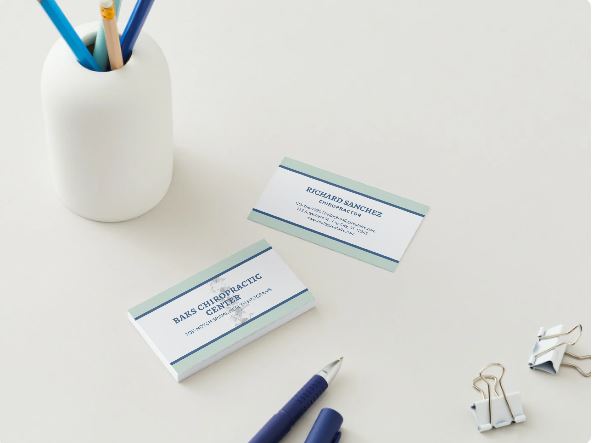 5 Chiropractor Business Card Templates Bundle – Clean & Professional Canva Design (Digital Download)