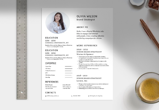 Physician Resume Template – Elegant &amp; ATS-Friendly (Digital Download)
