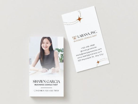 📊 Strategy Consultant Business Card Template – Minimalist Canva Design (Digital Download)