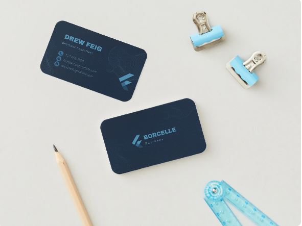 📊 Strategy Consultant Business Card Template – Minimalist Canva Design (Digital Download)